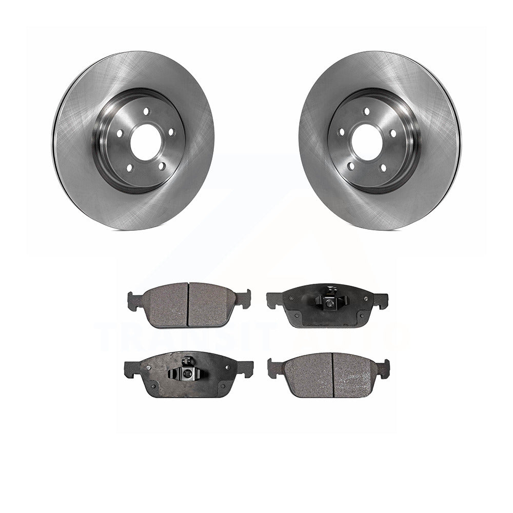 K8F-100494 Front Semi Metalic Brake Pads & Rotors Kit for Ford Escape Transit Connect Lincoln MKC