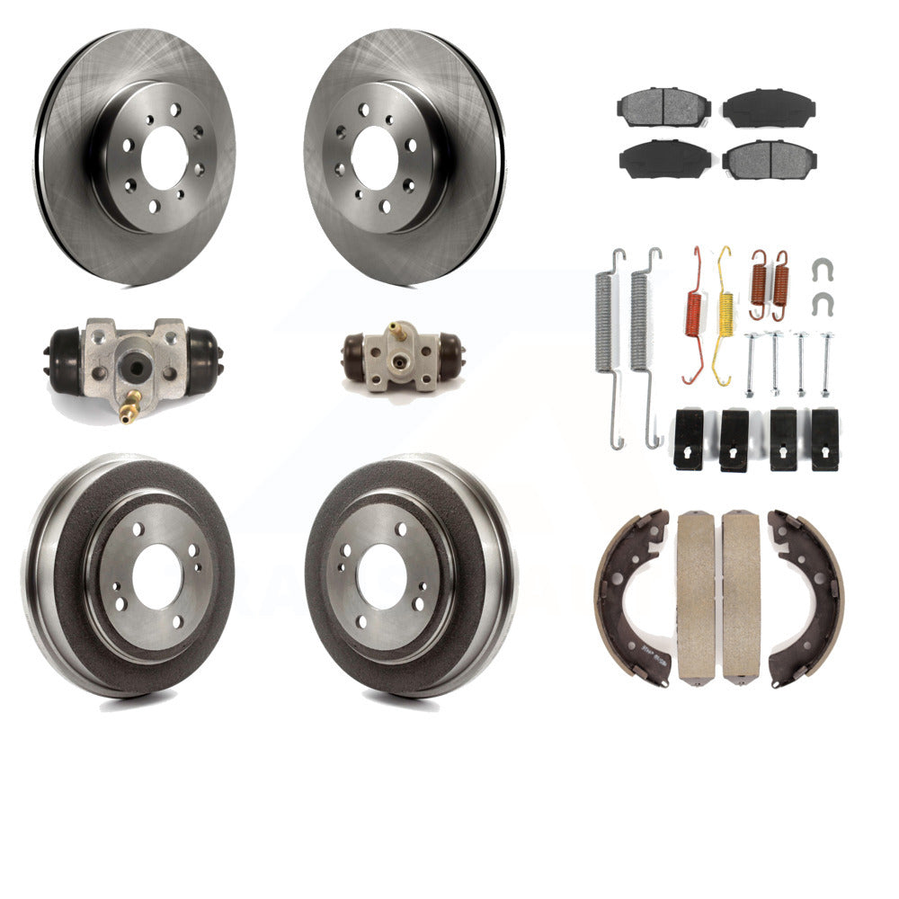 K8S-102419 Front and Rear Disc Brake Kit for 1994-1995 Honda Civic FWD L4 1.6L