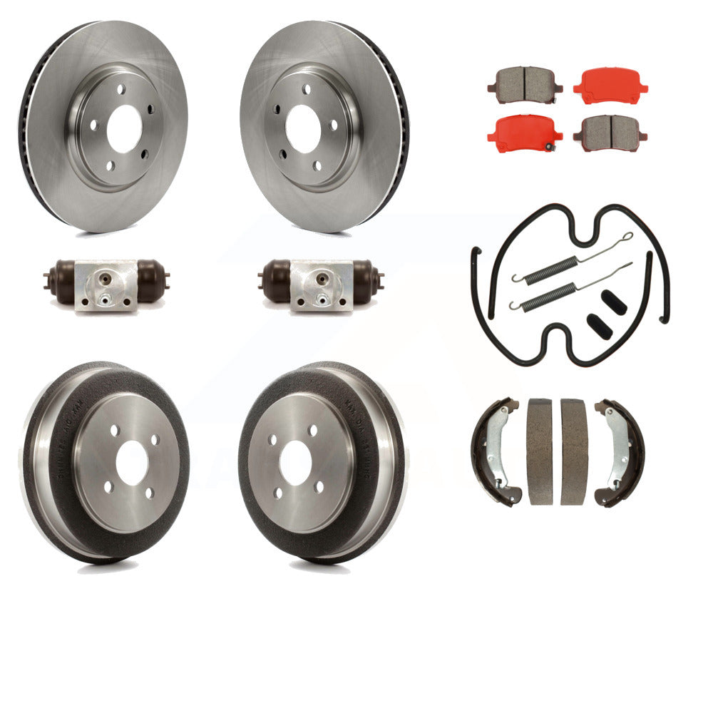 K8S-102480 Front and Rear Disc Brake Kit for 2006 Pontiac Pursuit FWD