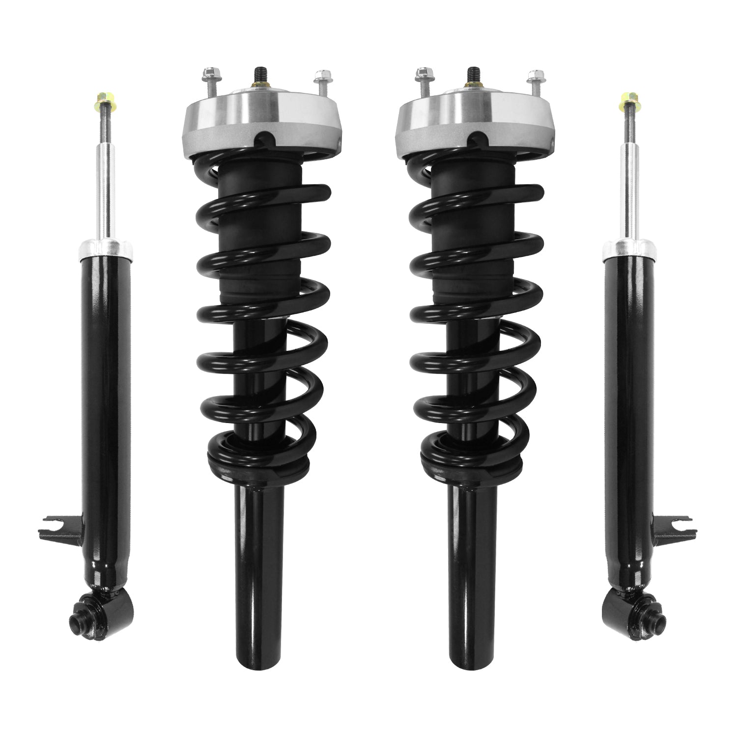 Unity 4-11425-257121-001 Front & Rear Complete Strut & Shock Kit for BMW X5 X6 AWD