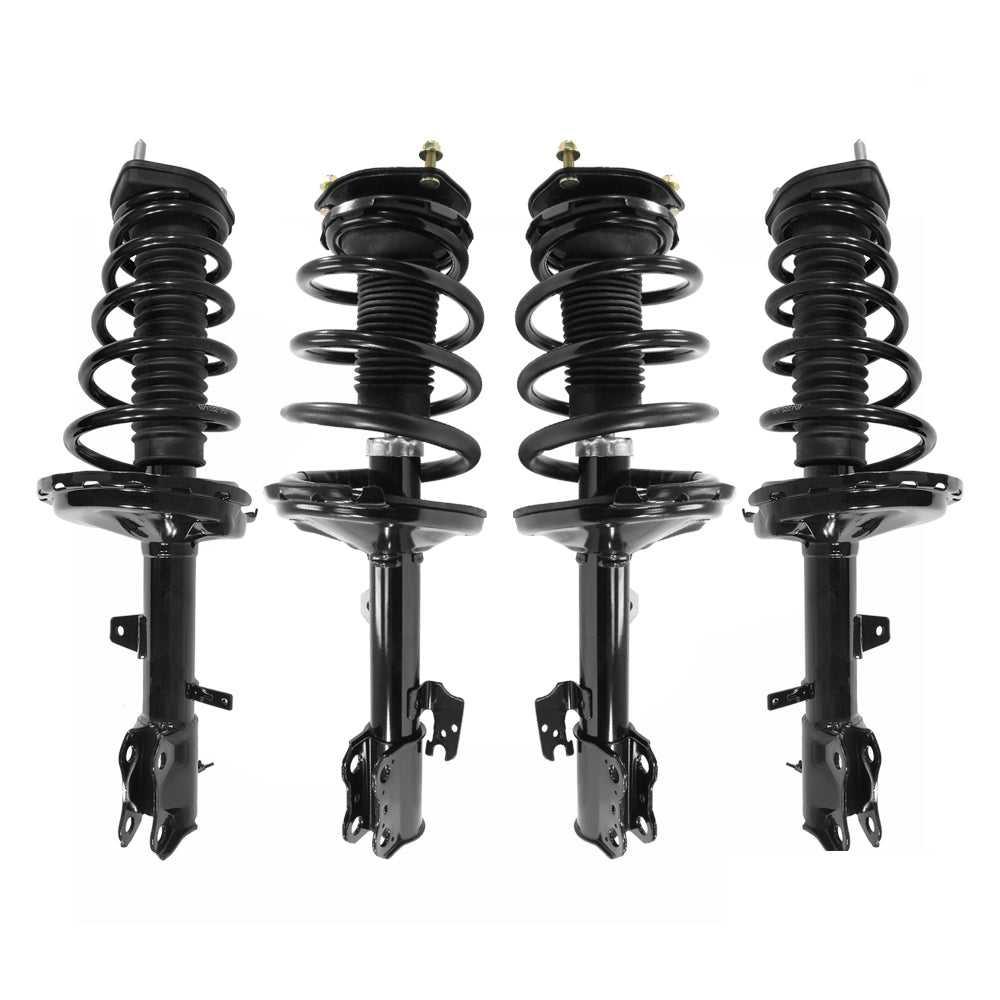 Unity 4-11721-15903-001 Front & Rear Complete Strut & Coil Spring Assemblies for Lexus RX330 RX350 AWD
